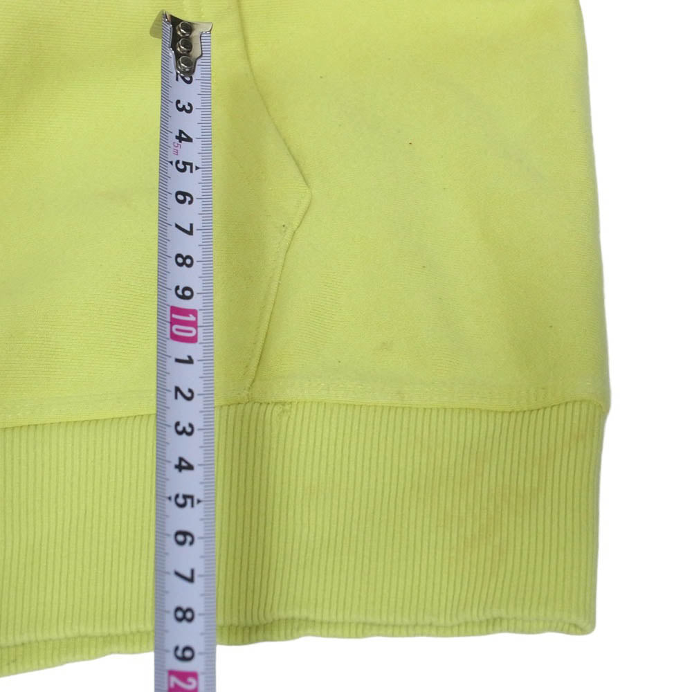 STUSSY ステューシー Z4000SAS22 BIG STOCK HOODIE ロゴプリント プルオーバー パーカー フーディ イエロー系 M【中古】