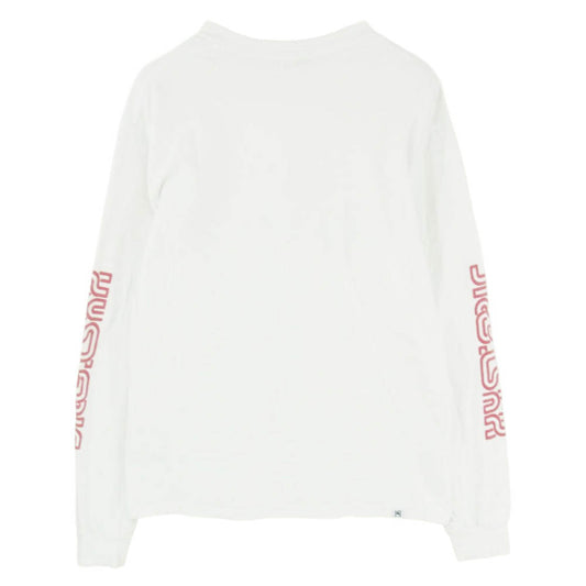 HYSTERIC GLAMOUR ヒステリックグラマー 18SS 02181CL04 SPEEDSTER スピードスター グラフィック プリント コットン 長袖 Tシャツ ロンT カットソー ホワイト系 S【中古】