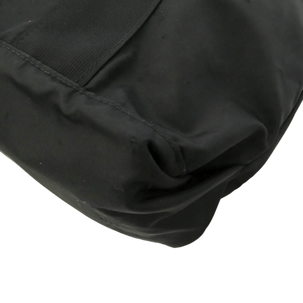 HYSTERIC GLAMOUR ヒステリックグラマー 18AW 02183QB03 FLIGHT NYLON フライト ナイロン ロゴ プリント ジップ トートバッグ ブラック系【中古】
