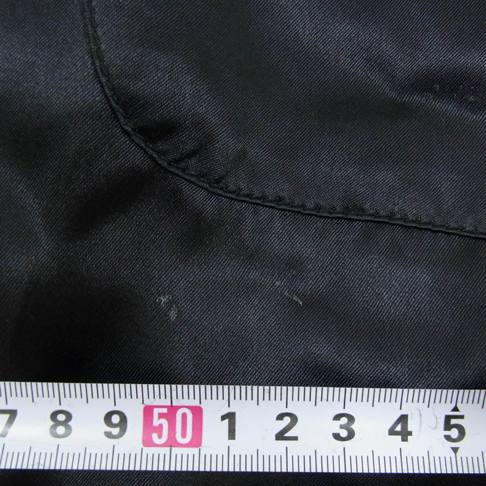 HYSTERIC GLAMOUR ヒステリックグラマー 24SS 02241AH14 BLACK PANTHER ブラックパンサー ロゴ 刺繍 レーヨン 長袖 オープンカラー スーベニアシャツ ブラック系 M【中古】