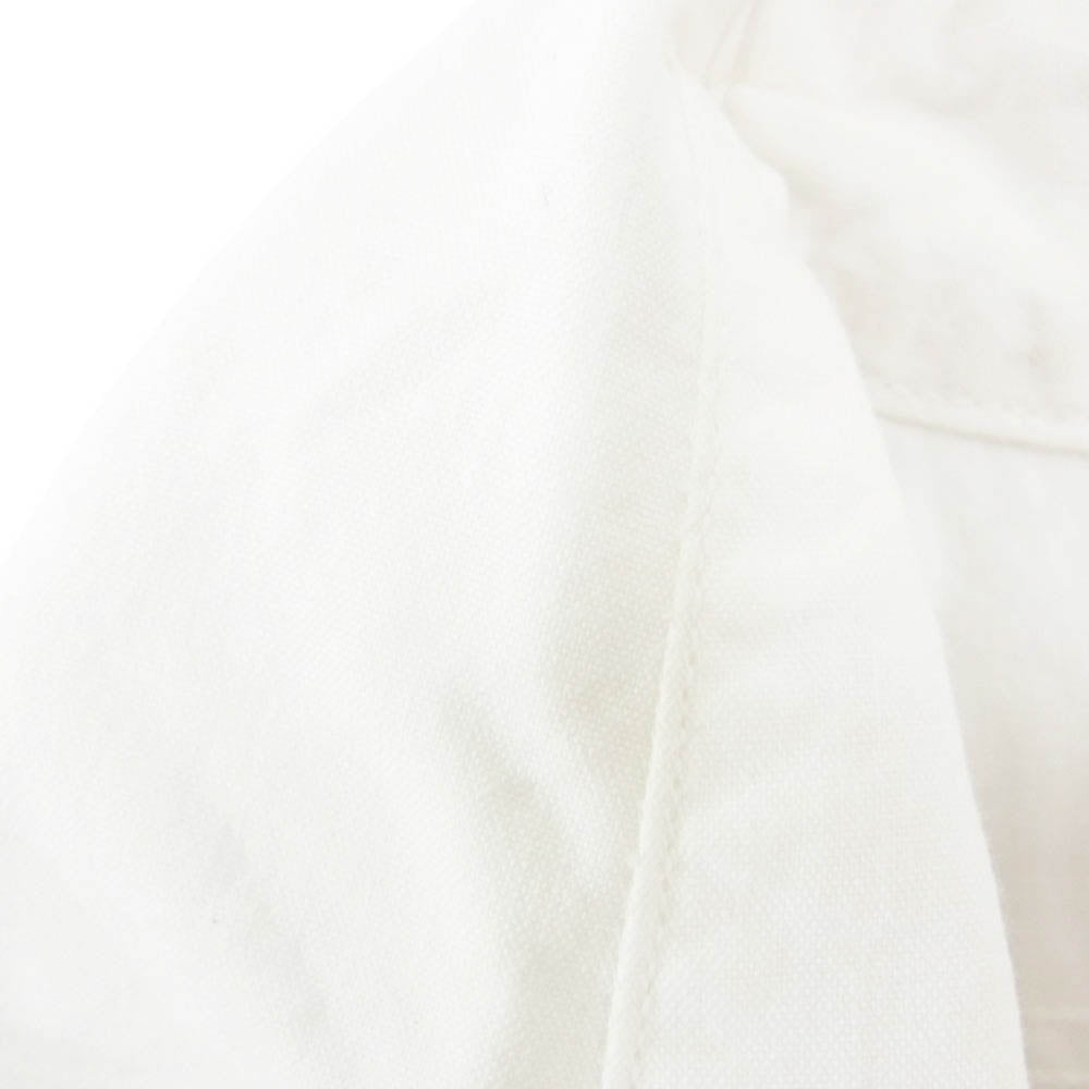 orSlow オアスロウ Work Shirts フロント ダブルポケット 猫目ボタン 長袖 ワーク シャツ ホワイト系 2【中古】
