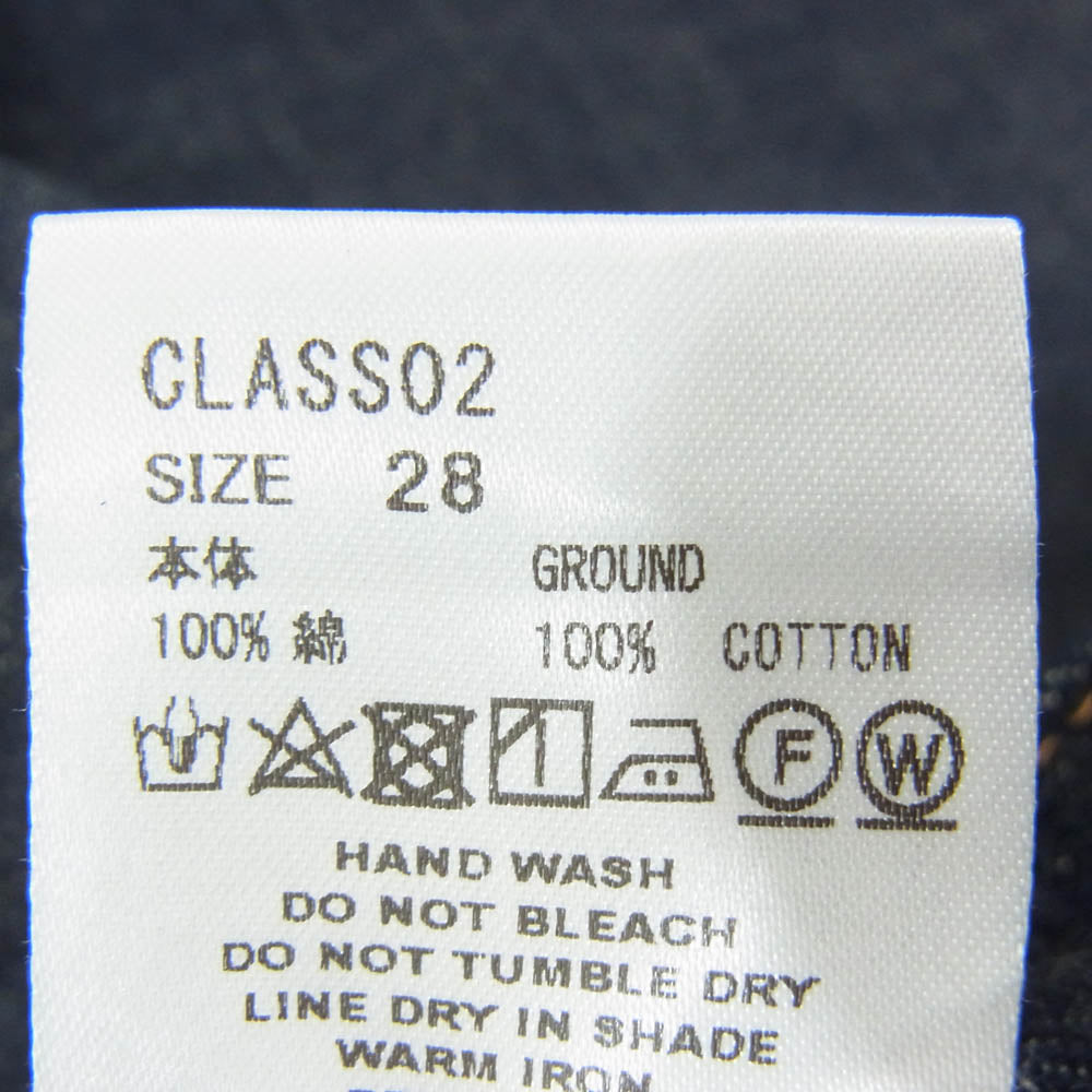 SUGARHILL シュガーヒル CLASS02 CLASSIC DENIM PANTS クラシック デニム パンツ インディゴブルー系 28【中古】