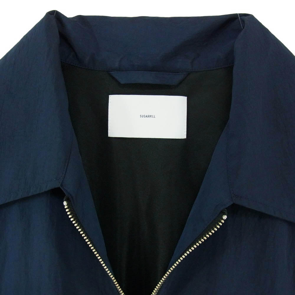 SUGARHILL シュガーヒル 25880201 NYLON ZIP SWINGTOP ジップアップ ナイロン スウィングトップ ジャケット ネイビー系 1【中古】