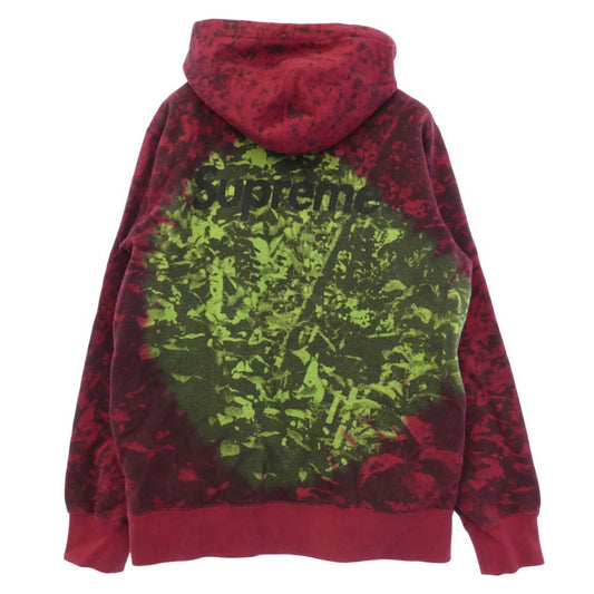 Supreme シュプリーム 16SS ワングラム期 Burroughs Hooded Sweatshirt バロウズ フロントフォトプリント プルオーバー パーカー フーディ レッド系 L【美品】【中古】
