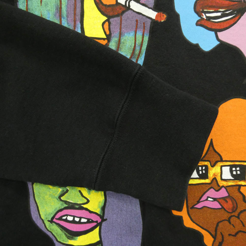 Supreme シュプリーム 17AW ワングラム期 Gonz Heads Crewneck ゴンズ クルーネック スウェット ブラック系 M【中古】