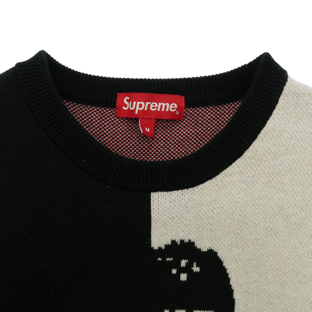 Supreme シュプリーム 17AW ワングラム期 Scarface Sweater スカーフェイス セーター ニット ブラック系 M【中古】