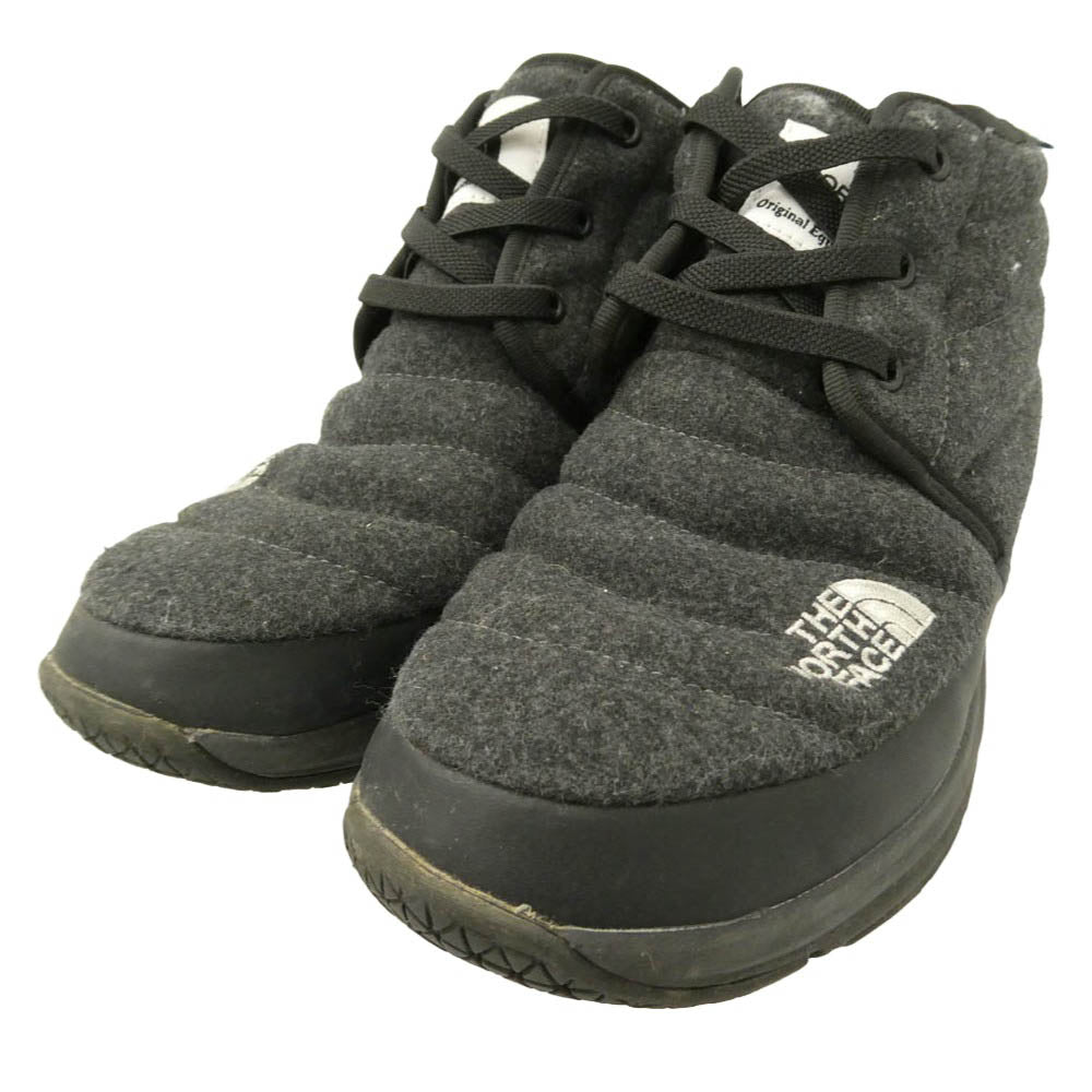 THE NORTH FACE ノースフェイス NF51986 NSE TRACTION LITE V WP CHUKKA ヌプシ トラクション ライト ファイブ ウォータープルーフ チャッカ ブーツ チャコール系 27cm【中古】