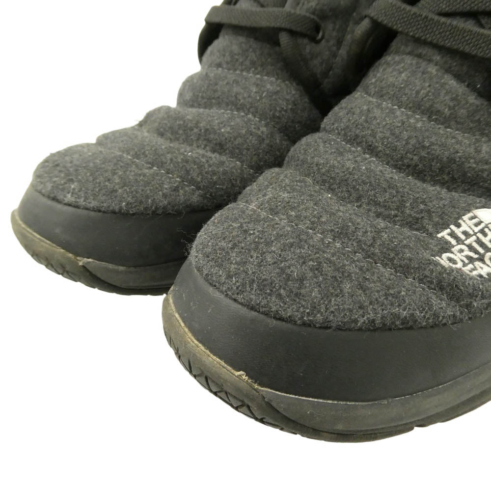 THE NORTH FACE ノースフェイス NF51986 NSE TRACTION LITE V WP CHUKKA ヌプシ トラクション ライト ファイブ ウォータープルーフ チャッカ ブーツ チャコール系 27cm【中古】