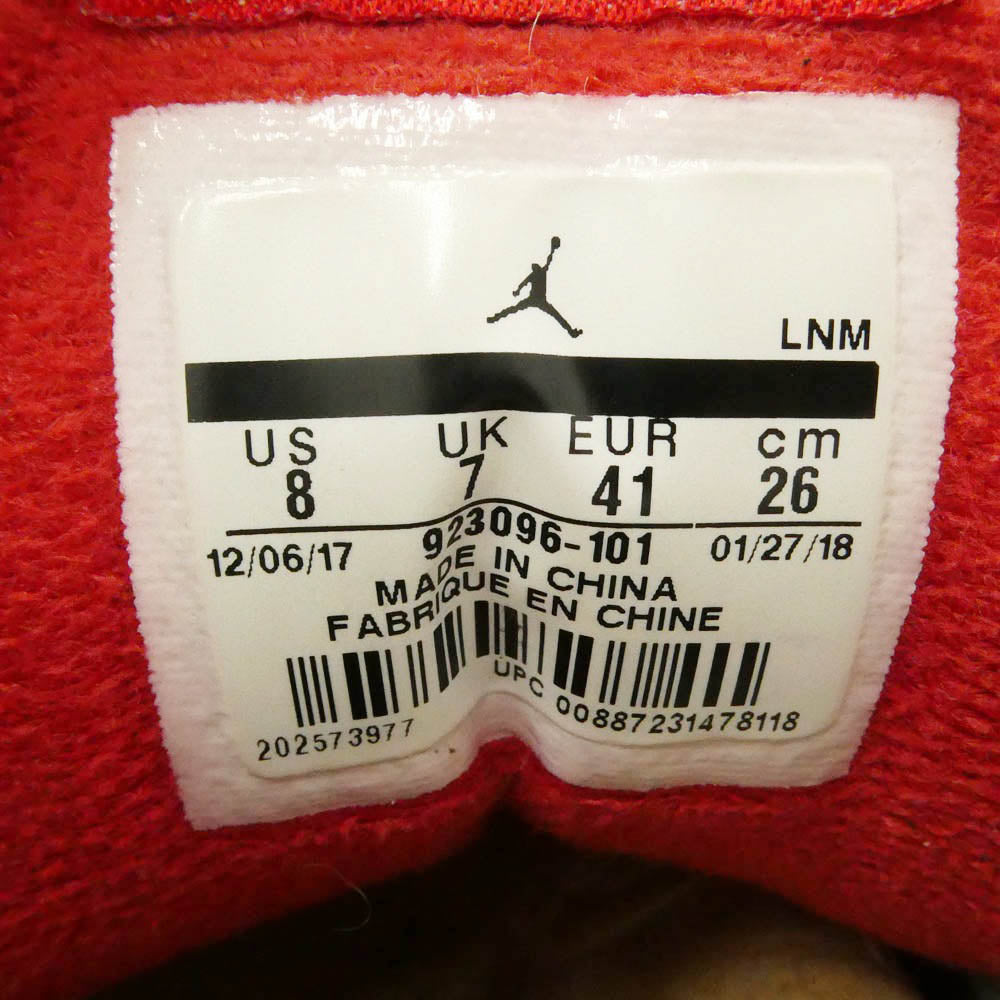 NIKE ナイキ 2018 923096-101 Air Jordan 3 Retro Free Throw Line White Cement エアジョーダン3 レトロ フリー スロー ライン ホワイト セメント ロー スニーカー ホワイト系 グレー系 26cm【中古】