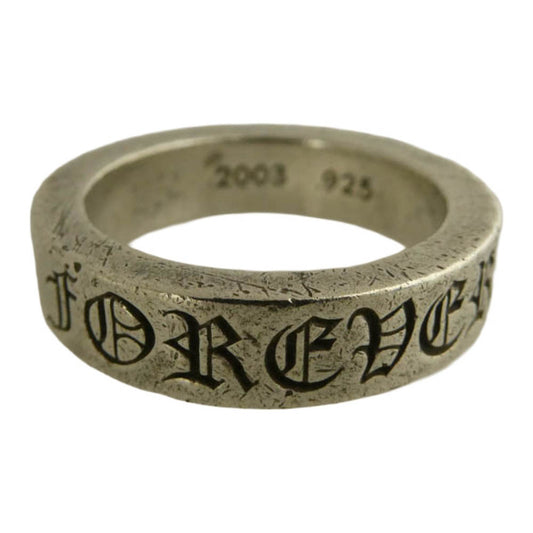CHROME HEARTS クロムハーツ（原本無） 6mm SPACER FOREVER フォーエバー スペーサー リング シルバー系 約21.5号【中古】