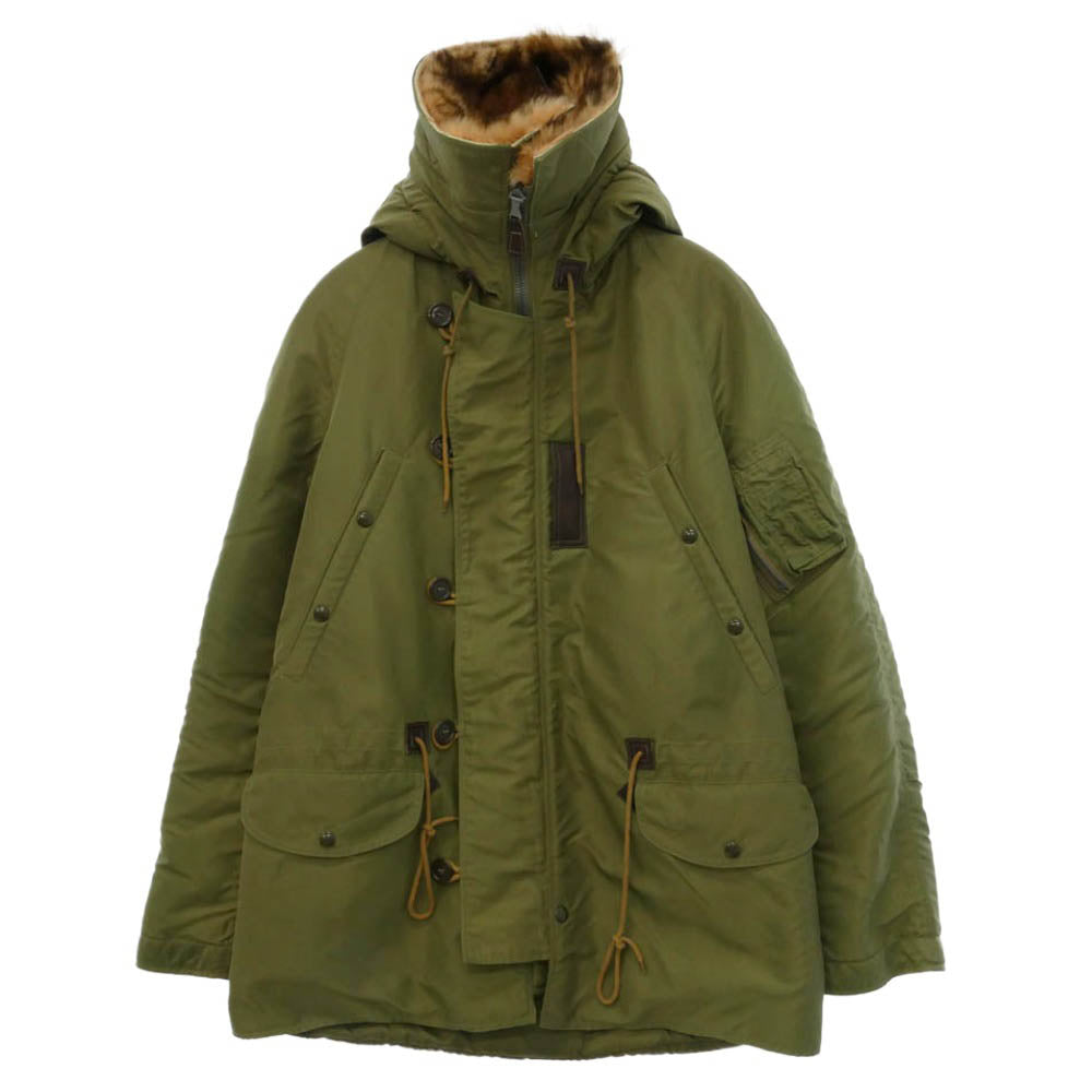 RRL ダブルアールエル Buzz Rickson's バズリクソンズ × BUZZ RICKSON'S N-3 FLIGHT バズリクソンズ 別注 フライトジャケット カーキ系【中古】