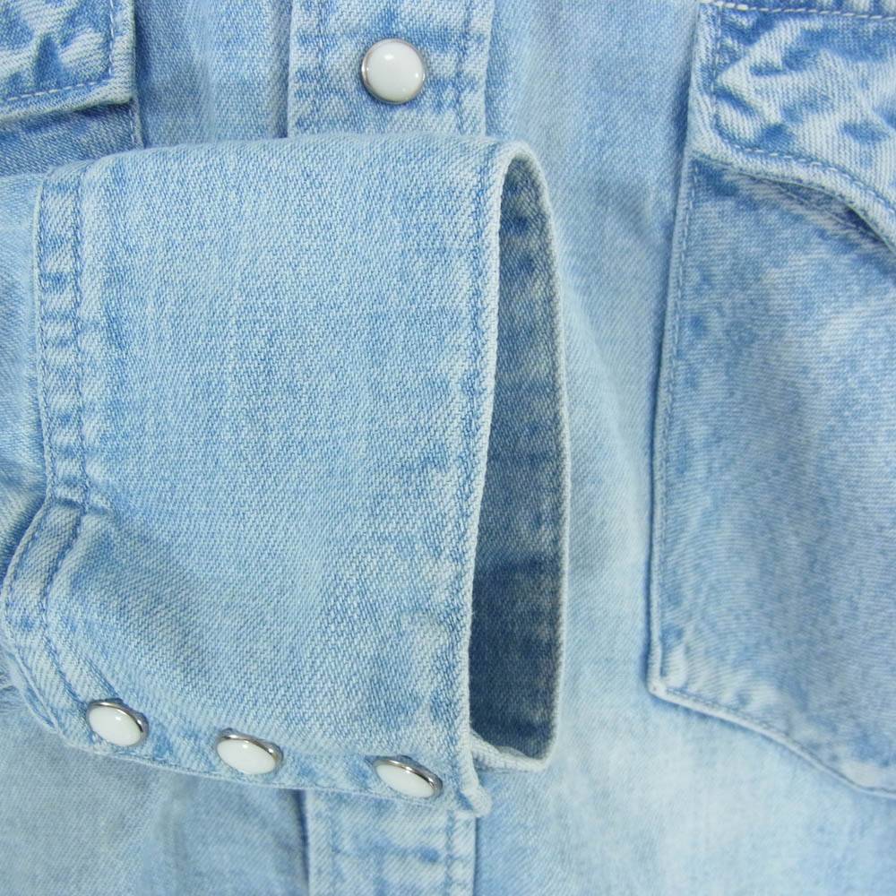 VISVIM ビズビム VS0001822 SOCIAL SCULPTURE SHIRTS L/S デニム ウエスタン 長袖 シャツ インディゴブルー系 2【中古】