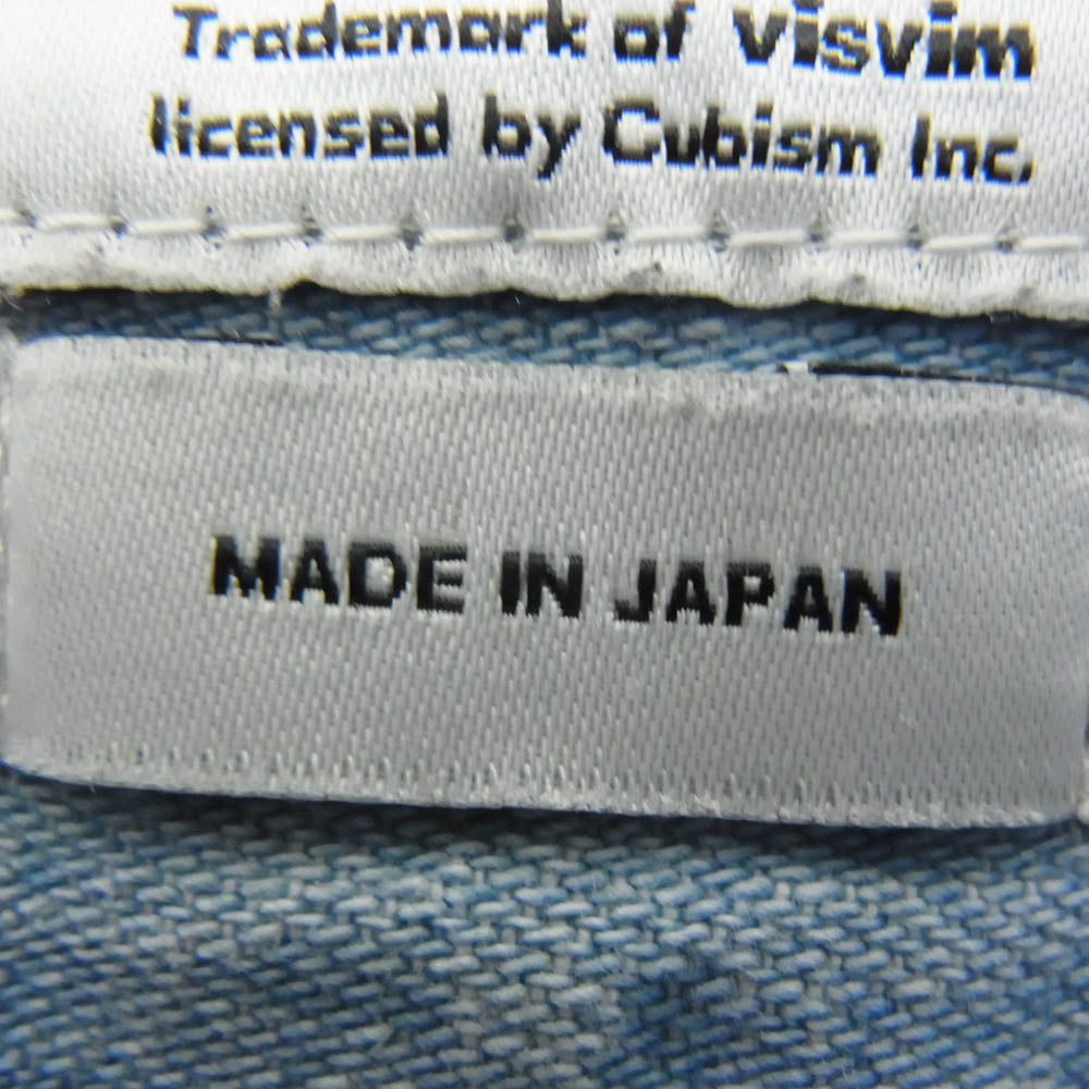 VISVIM ビズビム VS0001822 SOCIAL SCULPTURE SHIRTS L/S デニム ウエスタン 長袖 シャツ インディゴブルー系 2【中古】