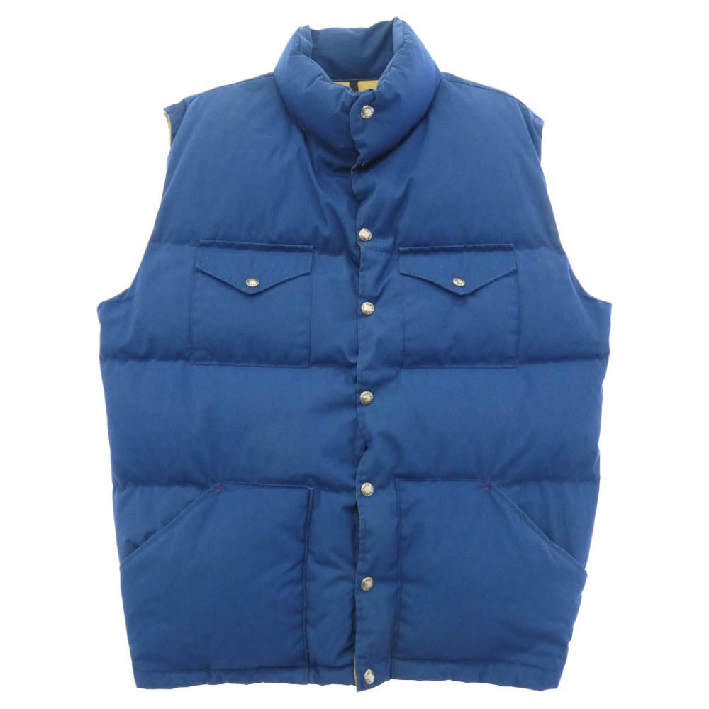 THE NORTH FACE ノースフェイス 80s USA製 茶タグ ダウン ベスト ライトブルー系 XL【中古】