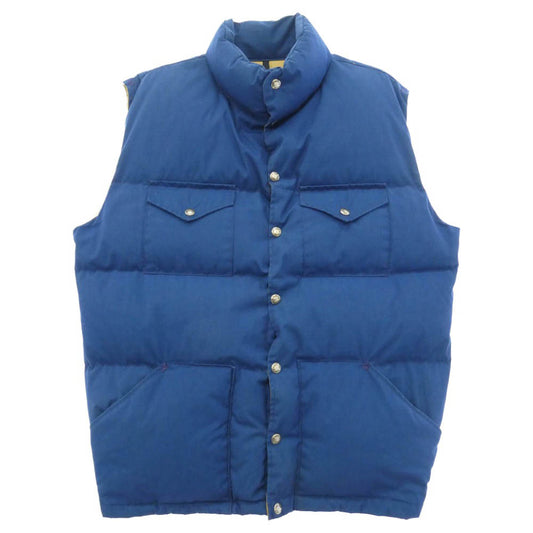 THE NORTH FACE ノースフェイス 80s USA製 茶タグ ダウン ベスト ライトブルー系 XL【中古】