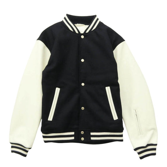 SOPHNET. ソフネット 26AW SPNT-262013 WOOL MELTON VARSITY JACKET ウール メルトン バーシティ ジャケット スタジャン ネイビー系 2【極上美品】【中古】