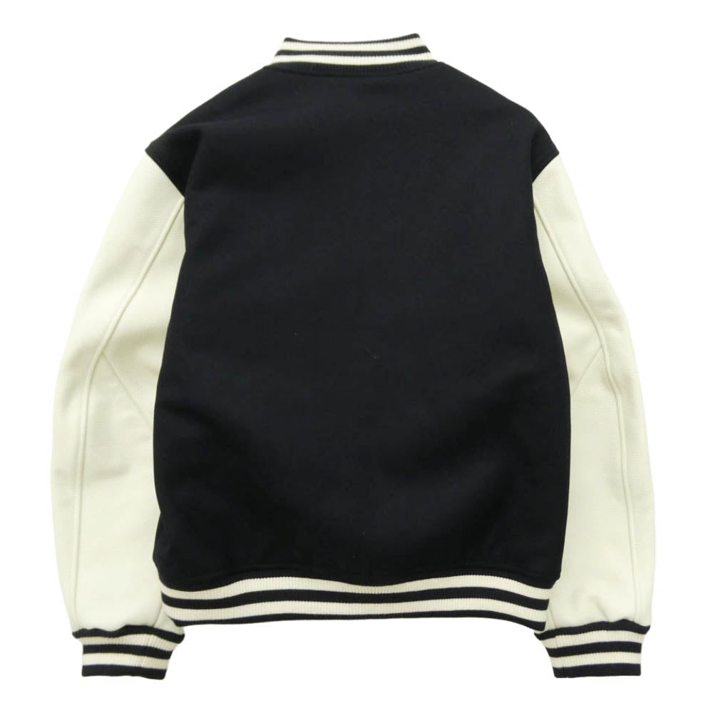 SOPHNET. ソフネット 26AW SPNT-262013 WOOL MELTON VARSITY JACKET ウール メルトン バーシティ ジャケット スタジャン ネイビー系 2【極上美品】【中古】