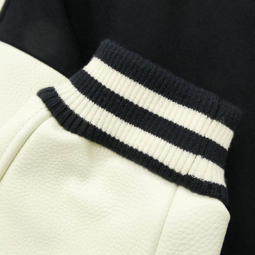 SOPHNET. ソフネット 26AW SPNT-262013 WOOL MELTON VARSITY JACKET ウール メルトン バーシティ ジャケット スタジャン ネイビー系 2【極上美品】【中古】