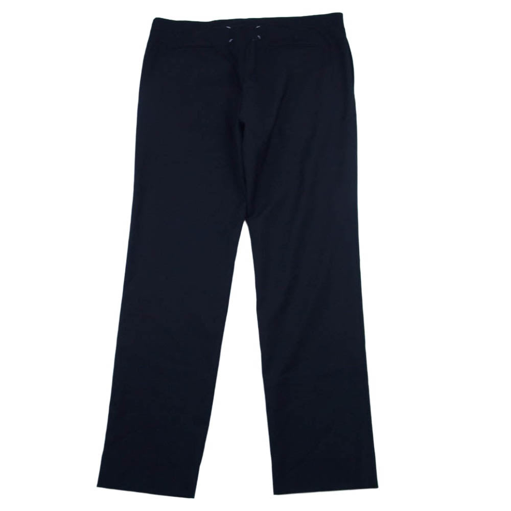 MAISON MARGIELA メゾンマルジェラ 24SS S50KA0530 S44330 四つタグ 4ステッチ ドローストリング トラウザー スラックス パンツ ブラック系 50【極上美品】【中古】