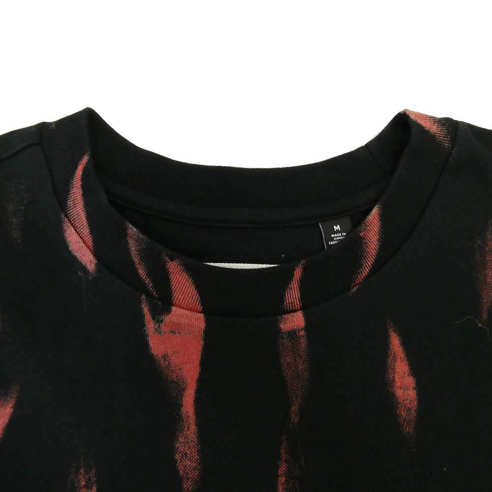 Supreme シュプリーム 24SS × MM6 Maison Margiela エムエムシックス メゾンマルジェラ Liquid Blue Oversized Tee リキッド ブルー オーバーサイズ Tシャツ 半袖カットソー ブラック系 M【中古】