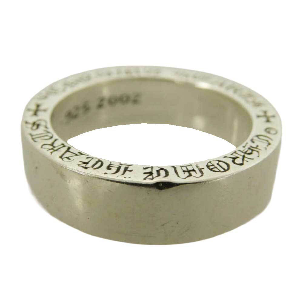 CHROME HEARTS クロムハーツ（原本無） 6mm SPACER PLN 6mmスペーサープレーン リング シルバー系 14号【中古】
