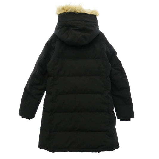 Danton ダントン DT-A0006 FAKE FUR HOODED DOWN COAT キルト ダウン コート ジャケット ブラック系【中古】