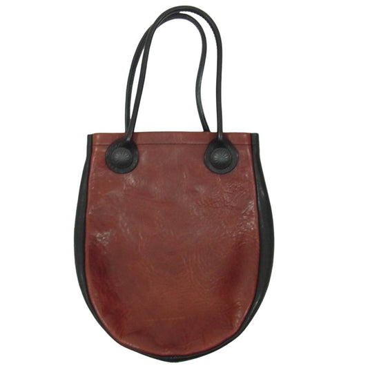 FUNNY ファニー ROUND TOTE ラウンドトート レザー トートバッグ ブラウン系【中古】