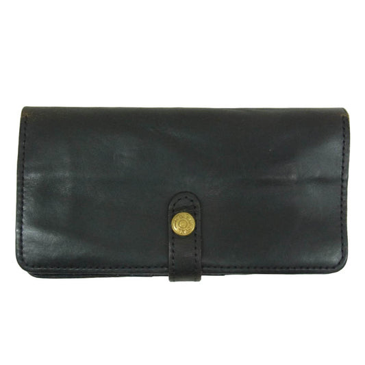 グレンロイヤル レザー シンプル ウォレット 長財布 ブラック系【中古】