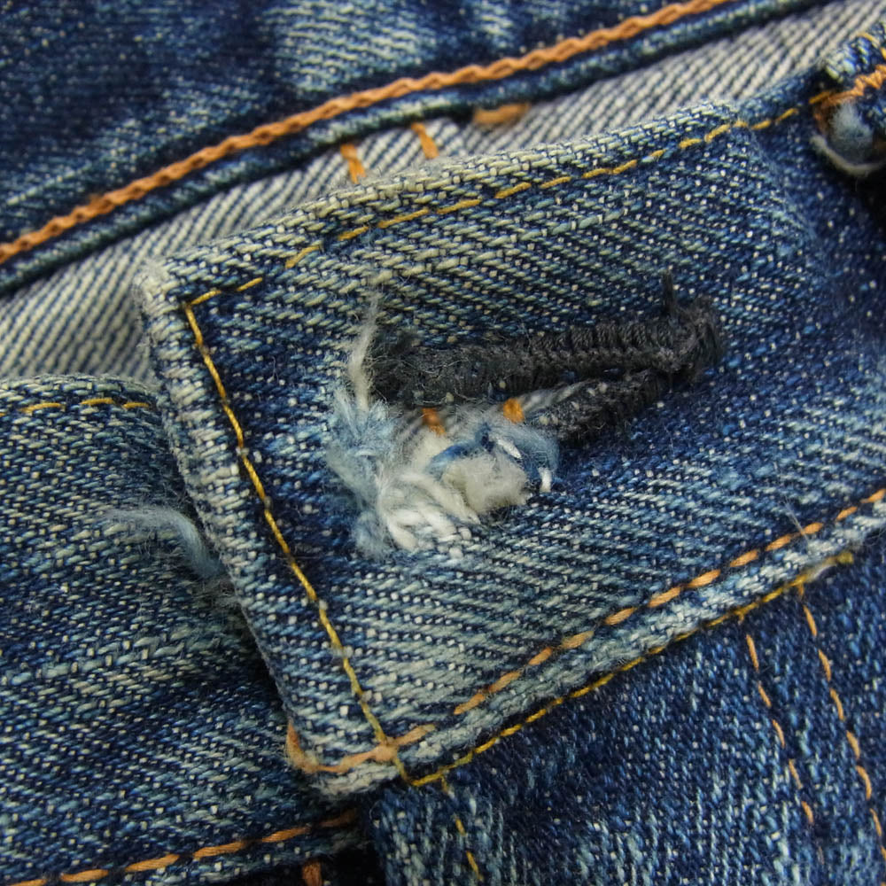 SAMURAI JEANS サムライジーンズ S710XX ボタンフライ デニムパンツ インディゴブルー系 34【中古】