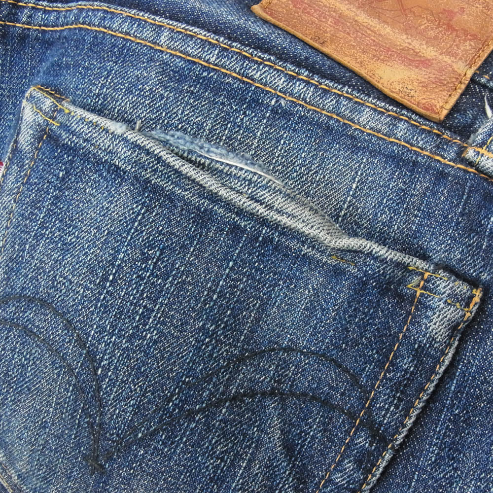 SAMURAI JEANS サムライジーンズ S710XX ボタンフライ デニムパンツ インディゴブルー系 34【中古】