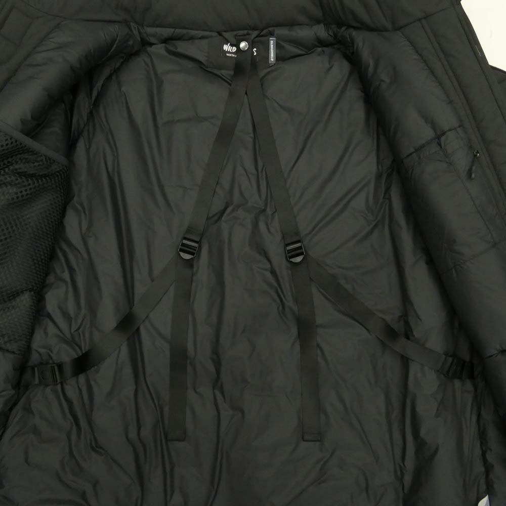 WILDTHINGS ワイルドシングス WT22105SN MONSTER PARKA モンスター パーカ 中綿ジャケット ブラック系 XL【新古品】【未使用】【中古】