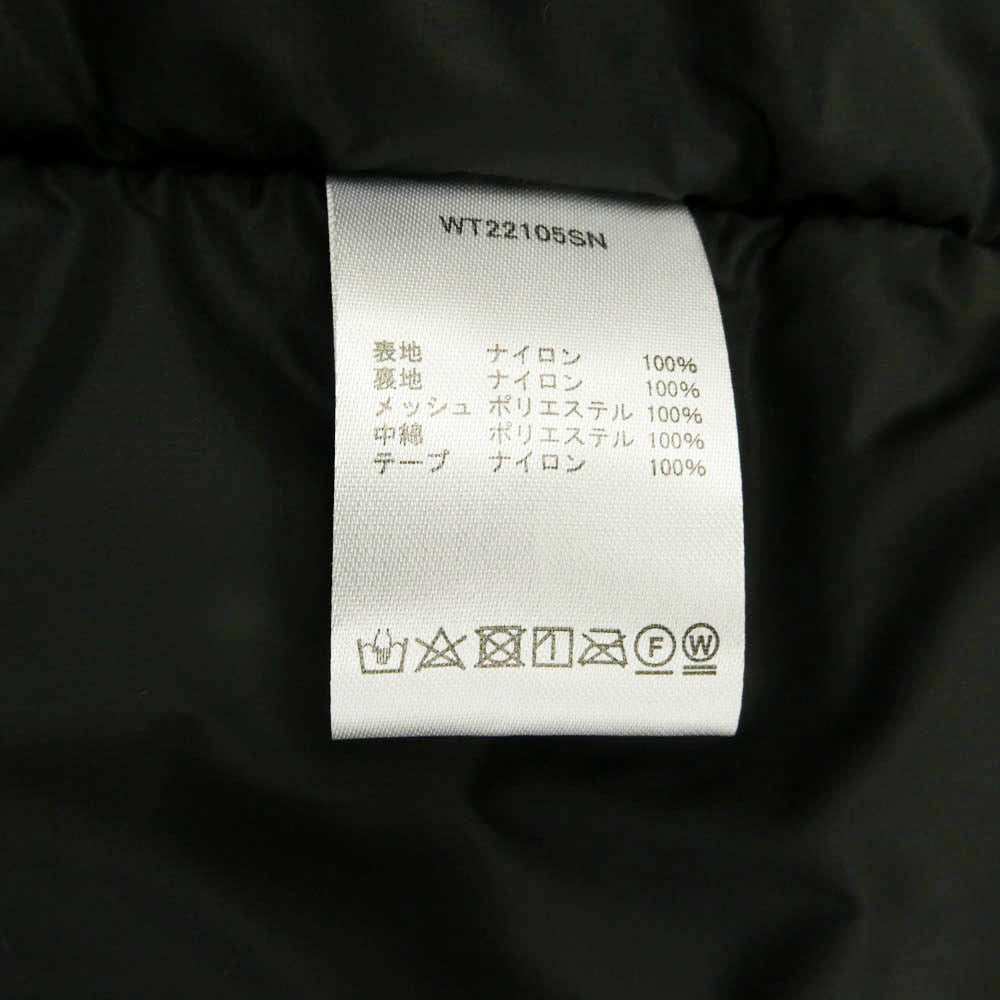 WILDTHINGS ワイルドシングス WT22105SN MONSTER PARKA モンスター パーカ 中綿ジャケット ブラック系 XL【新古品】【未使用】【中古】