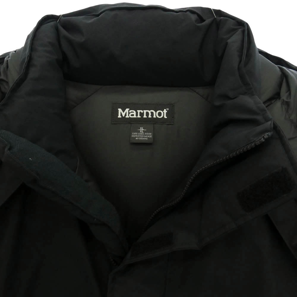 MARMOT マーモット MAMMOTH DOWN PARKA GORE-TEX WINDSTOPPER マンモス ダウン パーカー ゴアテックス ウインドストッパー ジャケット ブラック系 XL【新古品】【未使用】【中古】