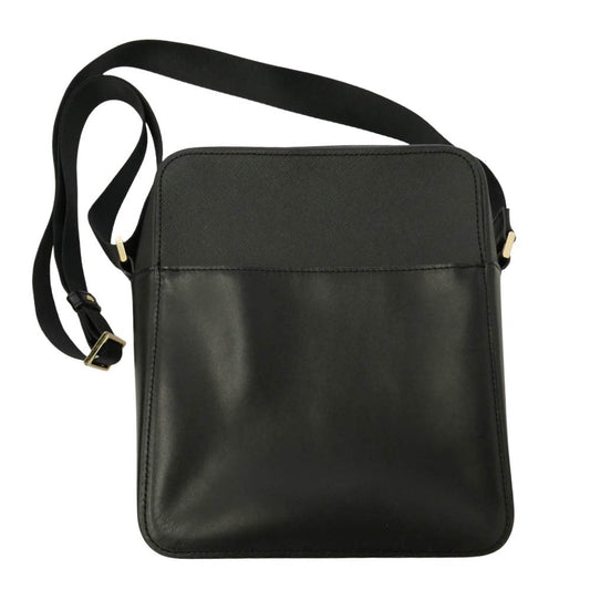 クルニ Square leather shoulder bag スクエア レザー ショルダー バッグ ブラック系【中古】