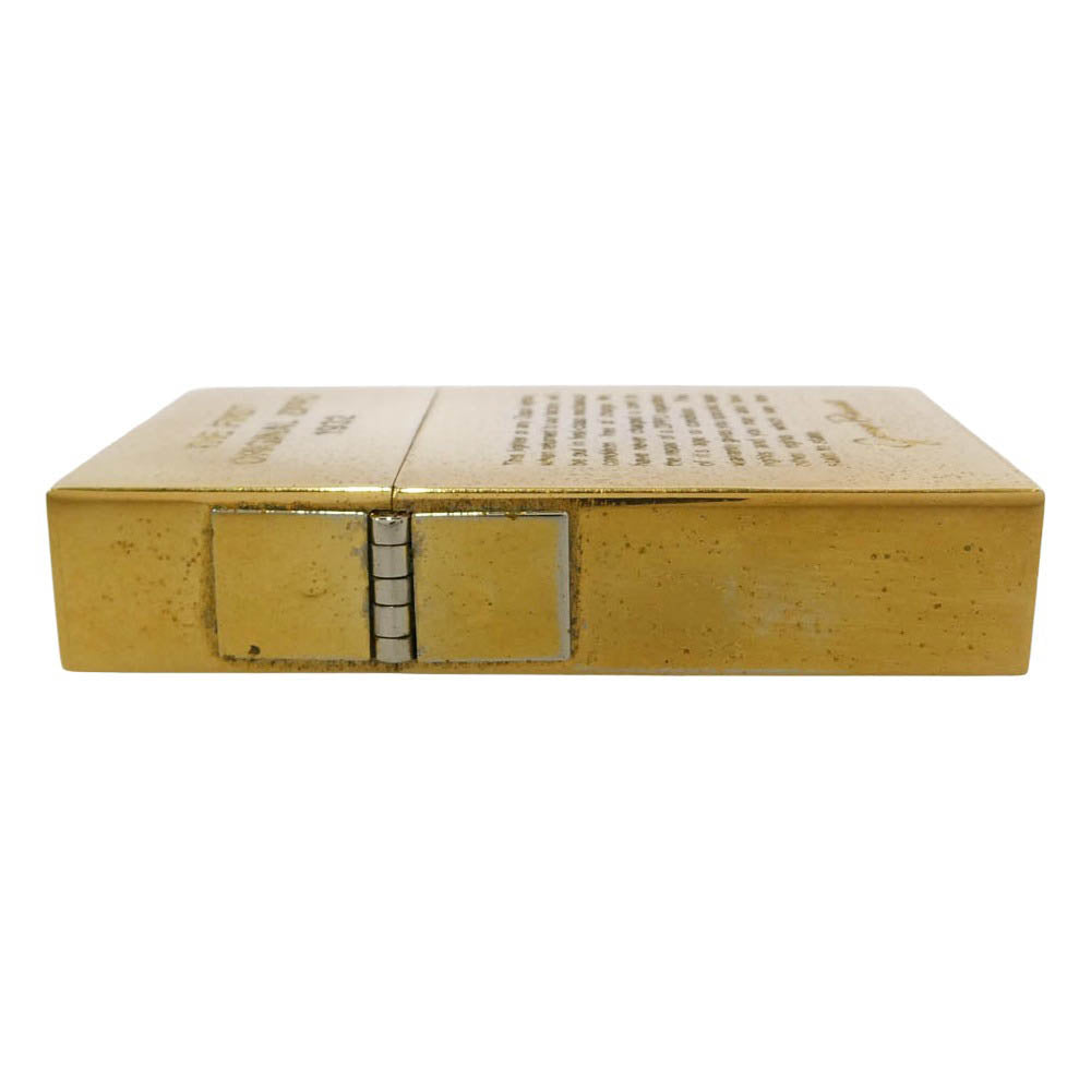 ZIPPO ジッポ THE FIRST ORIGINAL 1932 レプリカ ライター ゴールド系【中古】