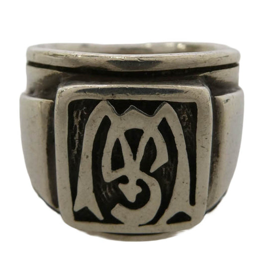 TOY'S McCOY トイズマッコイ TMA1308 STEVE McQUEEN SILVER RING スティーブ マックイーン イニシャル シルバー リング シルバー系 18号【中古】