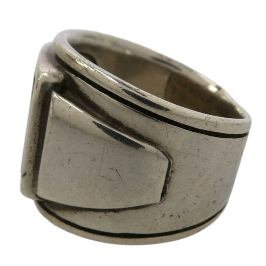 TOY'S McCOY トイズマッコイ TMA1308 STEVE McQUEEN SILVER RING スティーブ マックイーン イニシャル シルバー リング シルバー系 18号【中古】