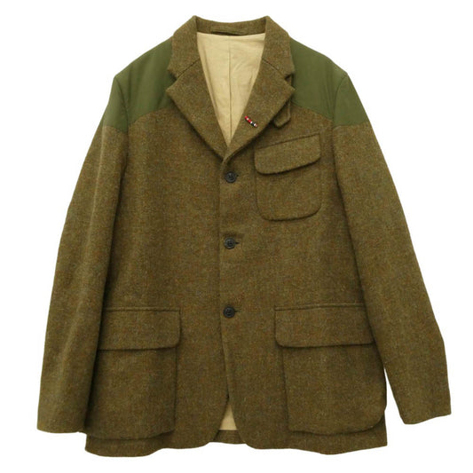 Nigel Cabourn ナイジェルケーボン Harriss ハリス 8035-11-80000 英国製 AUTHENTIC MALLORY JACKET Harris Tweed ハリスツイード ウール オーセンティック マロリージャケット テーラードジャケット マルチカラー系 52【中古】