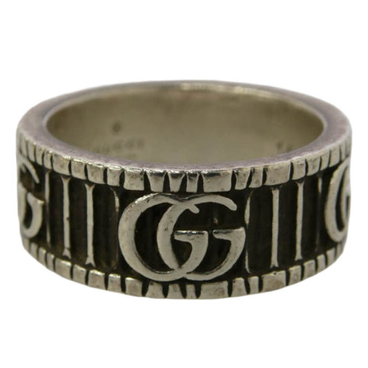 GUCCI グッチ GGマーモント ダブルG リング シルバー系 12.5号【中古】