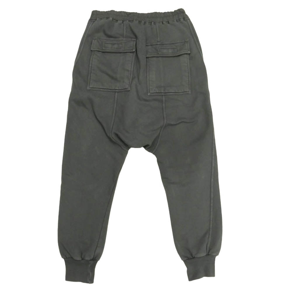 Rick Owens リックオウエンス DRKSHDW ダークシャドウ 19AW DU19F6394-F PRISONER DRAWSTRING プリズナー ドローストリング スウェット サルエルパンツ F素材 グレー系 S【中古】