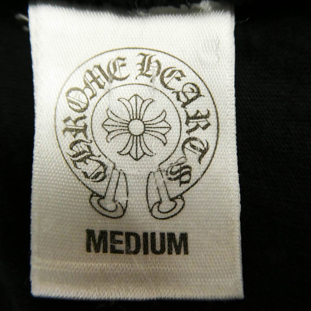 CHROME HEARTS クロムハーツ（原本無） ×The Rolling Stones ローリングストーンズ フォトプリント 半袖 Tシャツ カットソー ブラック系 M【中古】