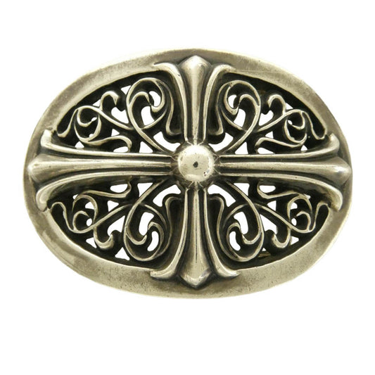 CHROME HEARTS クロムハーツ（原本無） OVAL CROSS 1.5 クラシック オーバル クロス バックル シルバー系【中古】