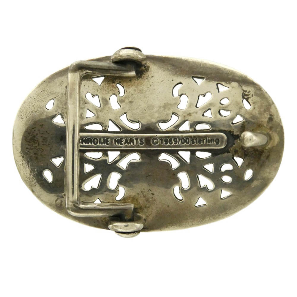 CHROME HEARTS クロムハーツ（原本無） OVAL CROSS 1.5 クラシック オーバル クロス バックル シルバー系【中古】