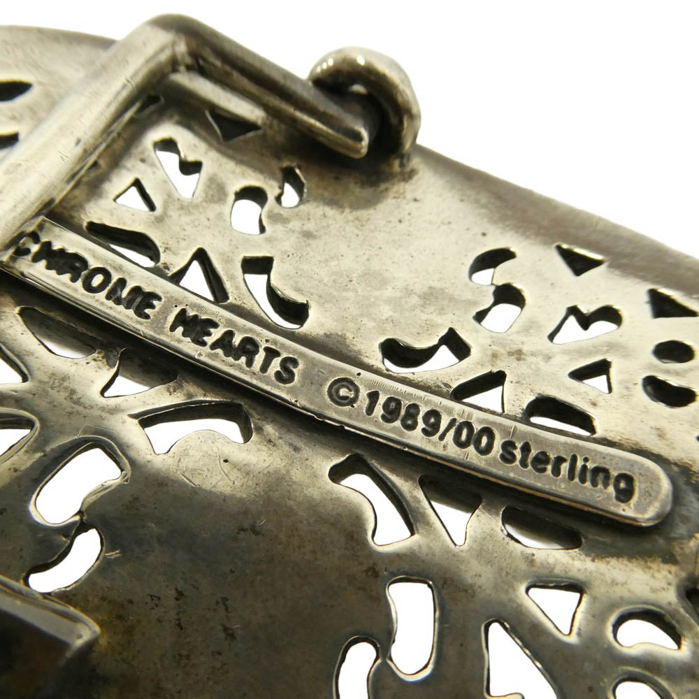 CHROME HEARTS クロムハーツ（原本無） OVAL CROSS 1.5 クラシック オーバル クロス バックル シルバー系【中古】