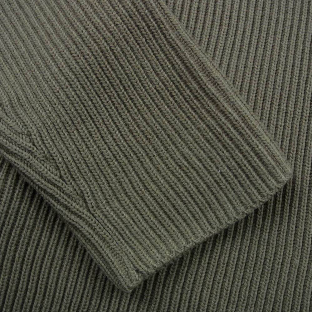 AURALEE オーラリー 16AW A6AP02RK SUPERFINE WOOL RIB KNIT BIG PO スーパーファイン ウール リブ ニット ビッグ プルオーバー セーター カーキ系 5【中古】
