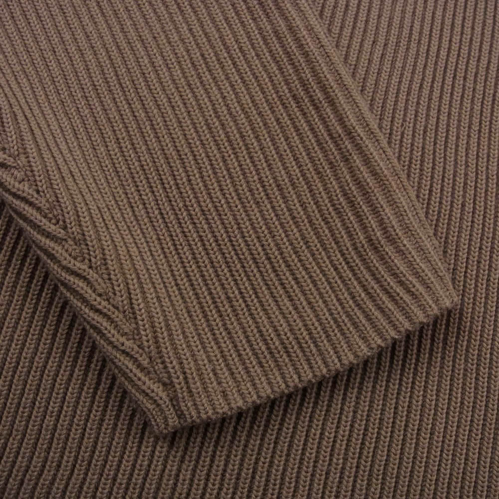 AURALEE オーラリー 17AW A7AP02RK SUPER FINE WOOL RIB KNIT BIG PO スーパーファイン ウール リブ ニット ビッグ プルオーバー セーター ブラウン系 5【中古】
