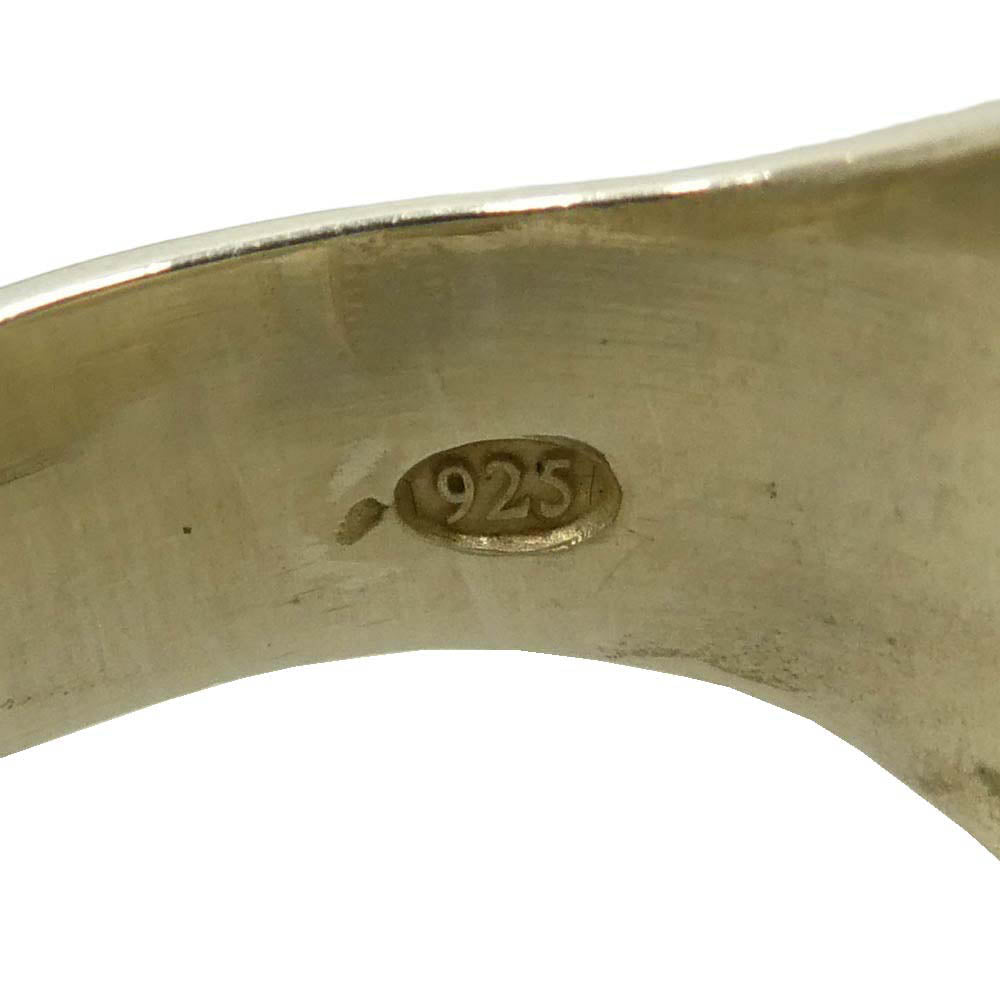 ザ ハント ニューヨーク サークル シェル リング シルバー系 約15.5号【中古】