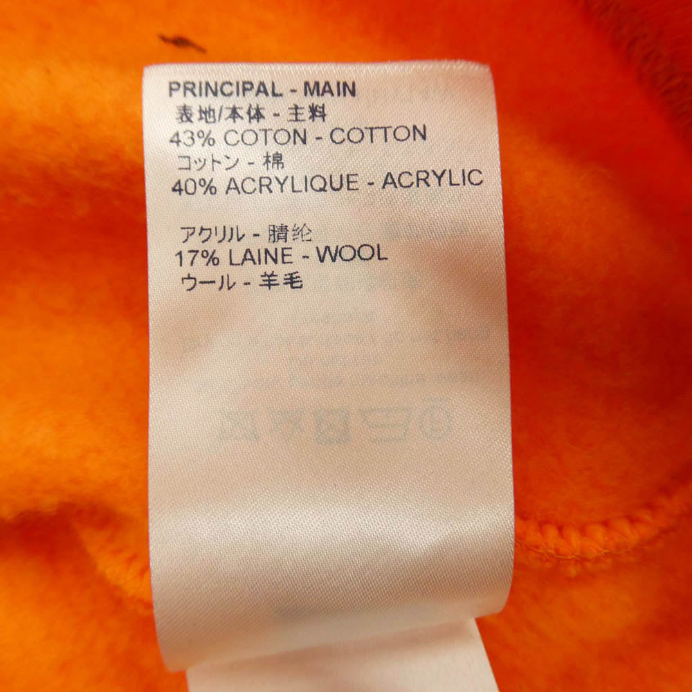LOUIS VUITTON ルイ・ヴィトン 19aw HHY14W Monogram Jacquard CREW NECK モノグラム ジャカード クルーネック スウェット トレーナー オレンジ系 L【中古】