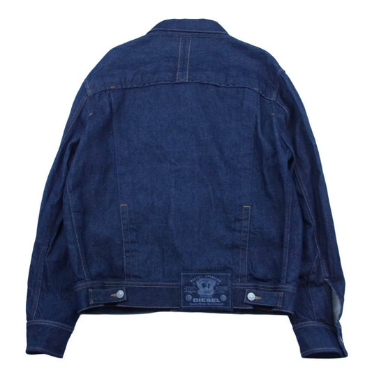 DIESEL ディーゼル D-SFERA-CDN デニム トラッカー ジャケット ジージャン インディゴブルー系 L【中古】