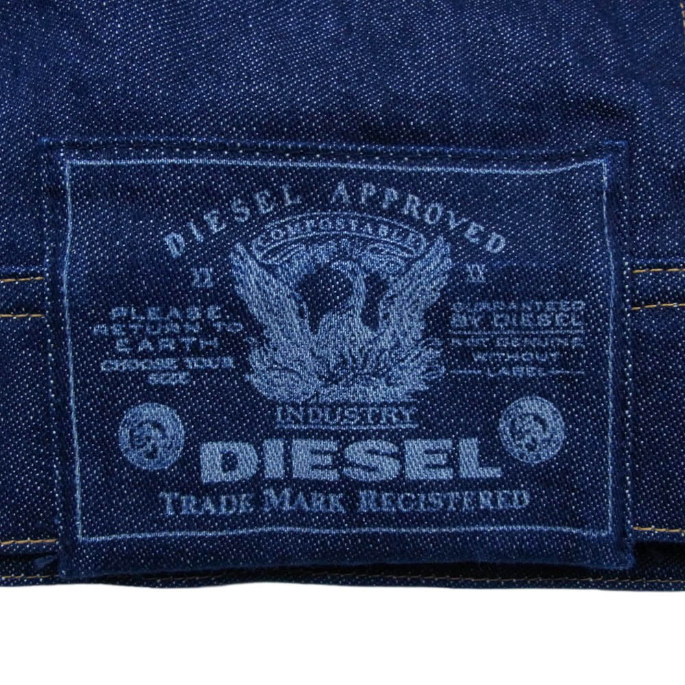 DIESEL ディーゼル D-SFERA-CDN デニム トラッカー ジャケット ジージャン インディゴブルー系 L【中古】